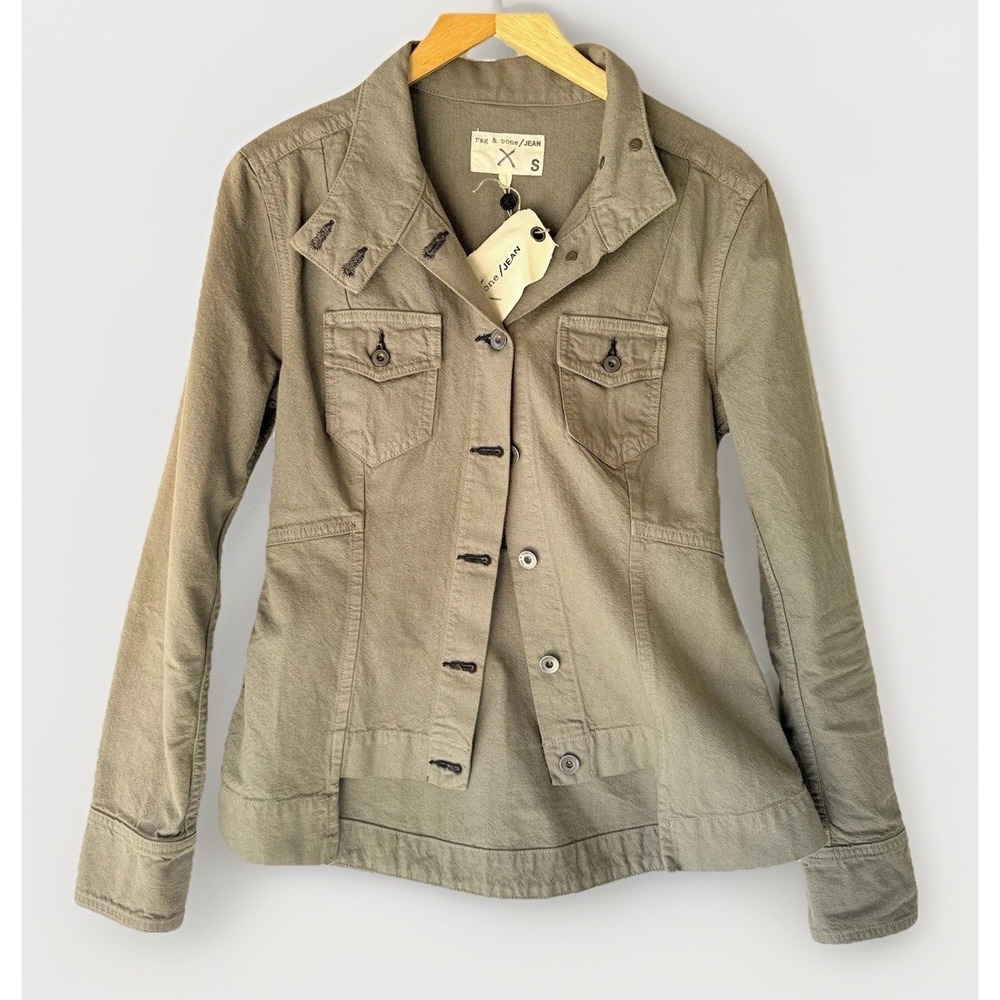 Rag & Bone/JEAN Surplus Jacket Women's XS Army‎ Green Style W1425C341ND $295